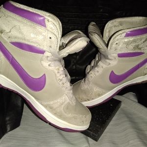 Nike swoosh high tops